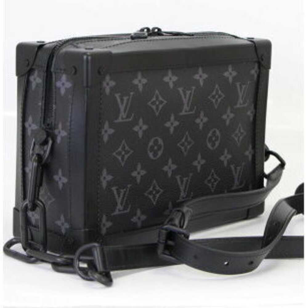Louis Vuitton Soft Trunk Shoulder Black Monogram Eclipse Bag